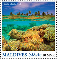 Gaafu Dhalu Atoll - Issue of Maldives postage stamps