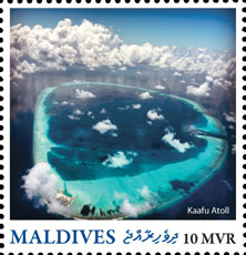 Kaafu Atoll - Issue of Maldives postage stamps
